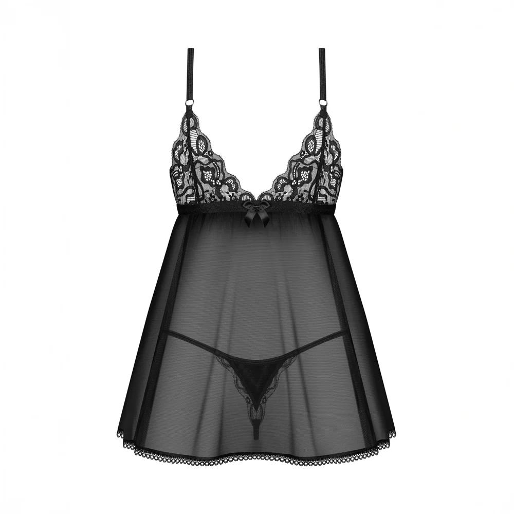 Nuisette Babydoll et string Blomentis Obsessive - Image 3