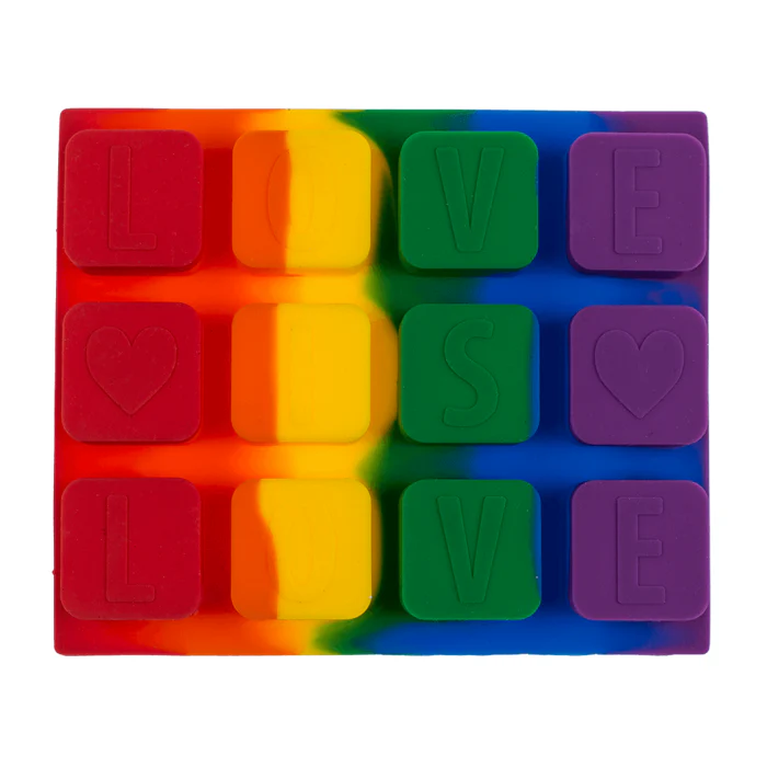 Bac à glaçons silicone arc-en-ciel - Image 3
