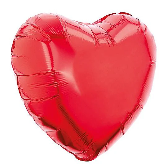 Ballon cœur gonflable - 45cm