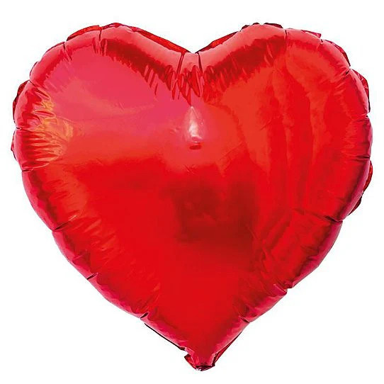 Ballon cœur gonflable - 45cm - Image 2