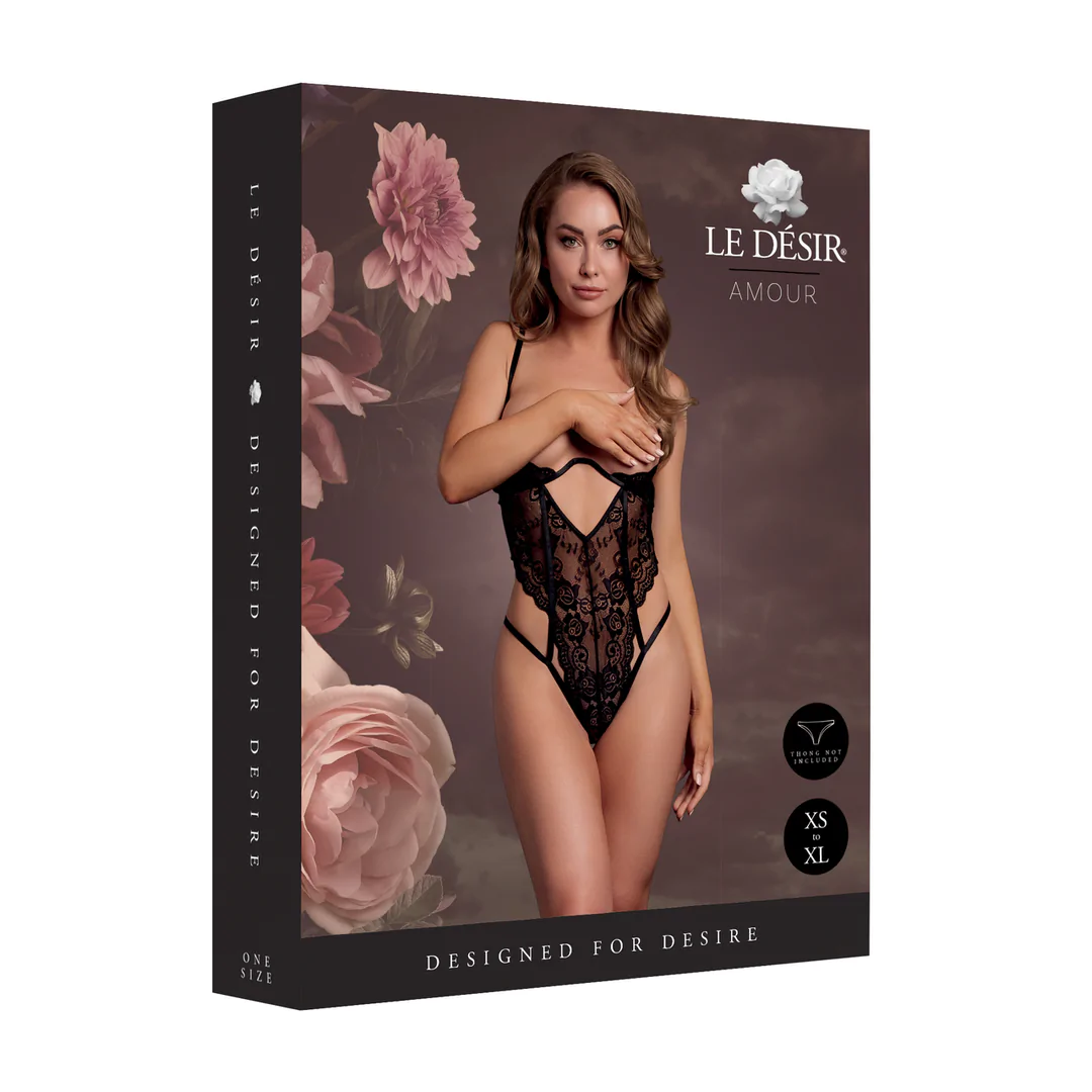 Body dentelle et bonnets ouverts - Image 5