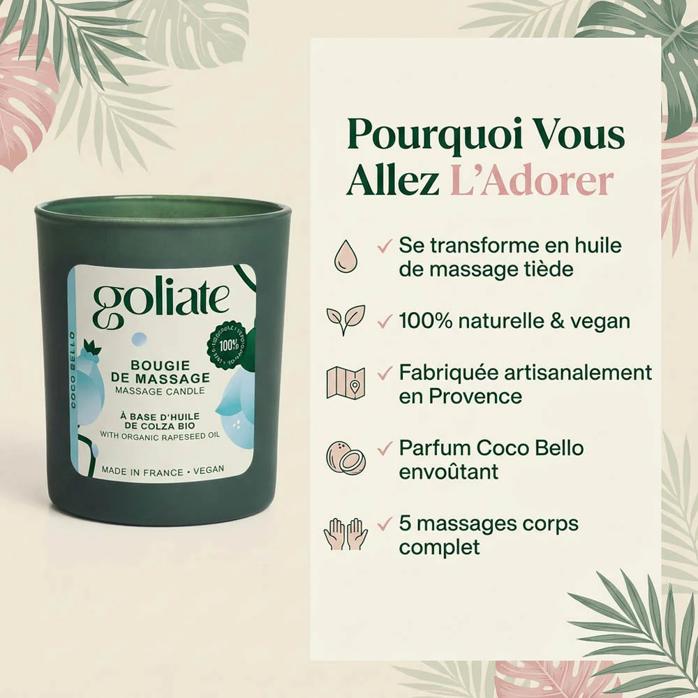 Bougie de massage bio parfum intense - Image 20