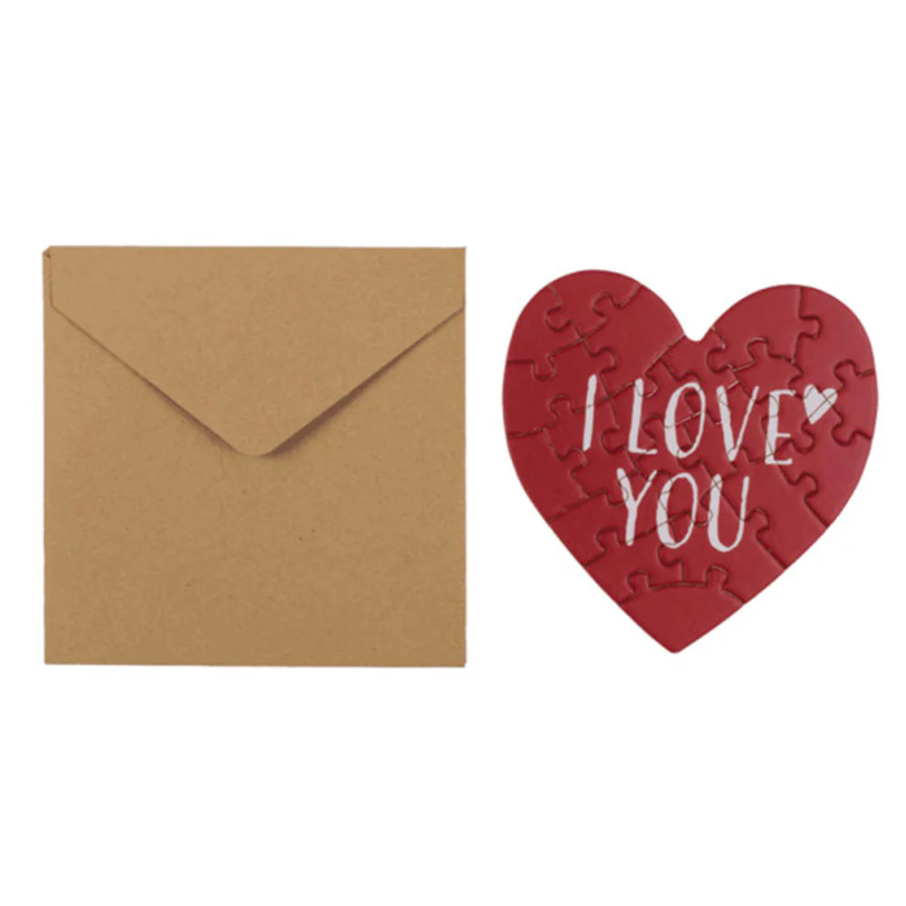 Carte Puzzle Coeur St Valentin - Image 3