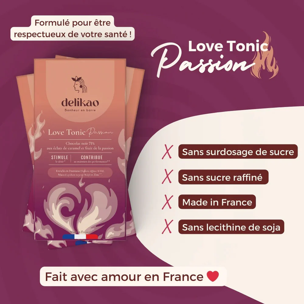 Chocolat noir aphrodisiaque Delikao - Image 4