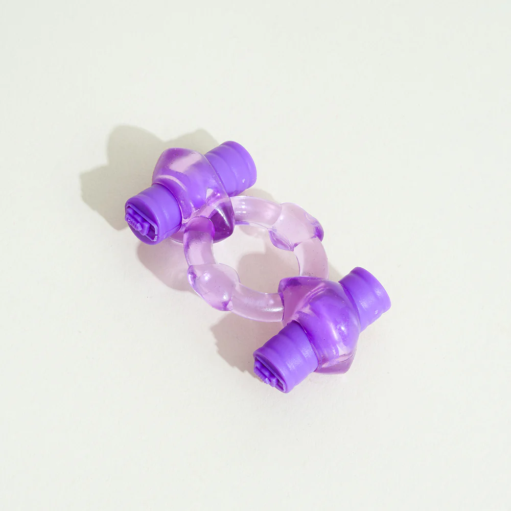 Cockring double vibreur "Double Dutch Ring" - Image 2