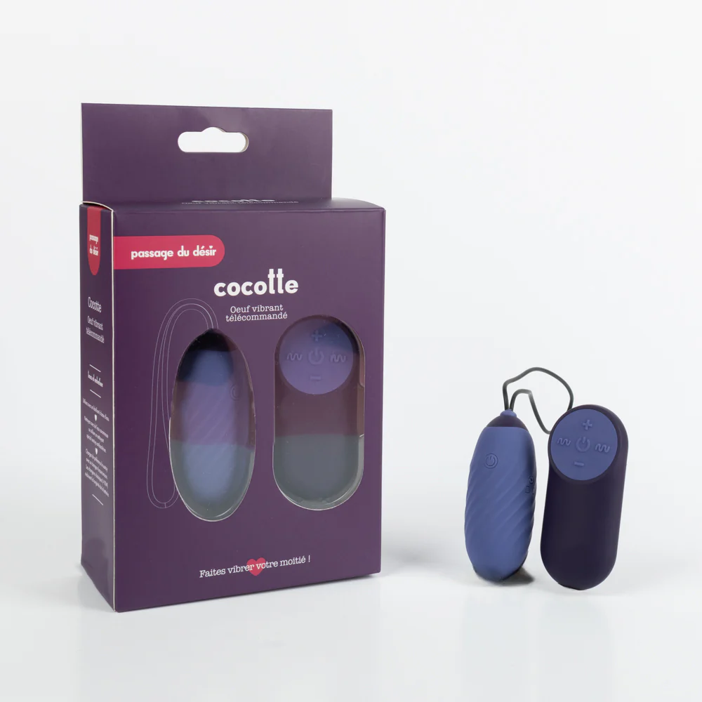 Cocotte oeuf vibrant télécommandé