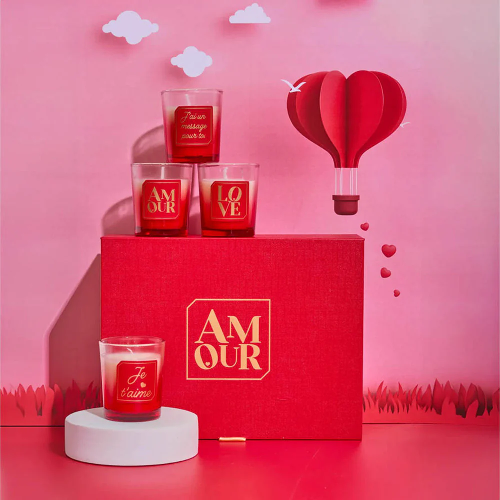 Coffret 6 bougies Mots d’Amour - Image 8