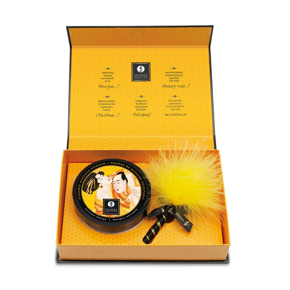 Coffret poudre de massage comestible Shunga - Image 11