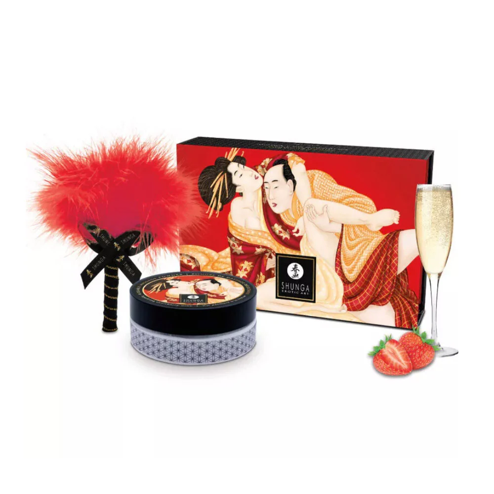 Coffret poudre de massage comestible Shunga - Image 14