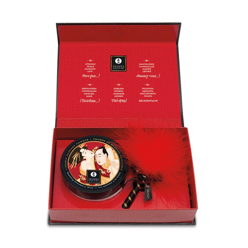 Coffret poudre de massage comestible Shunga - Image 15