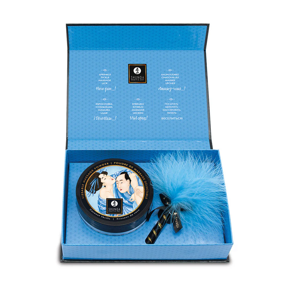 Coffret poudre de massage comestible Shunga - Image 3