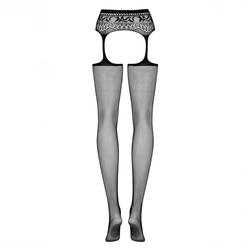 Collants S307 effet porte-jarretelles Obsessive - Image 4