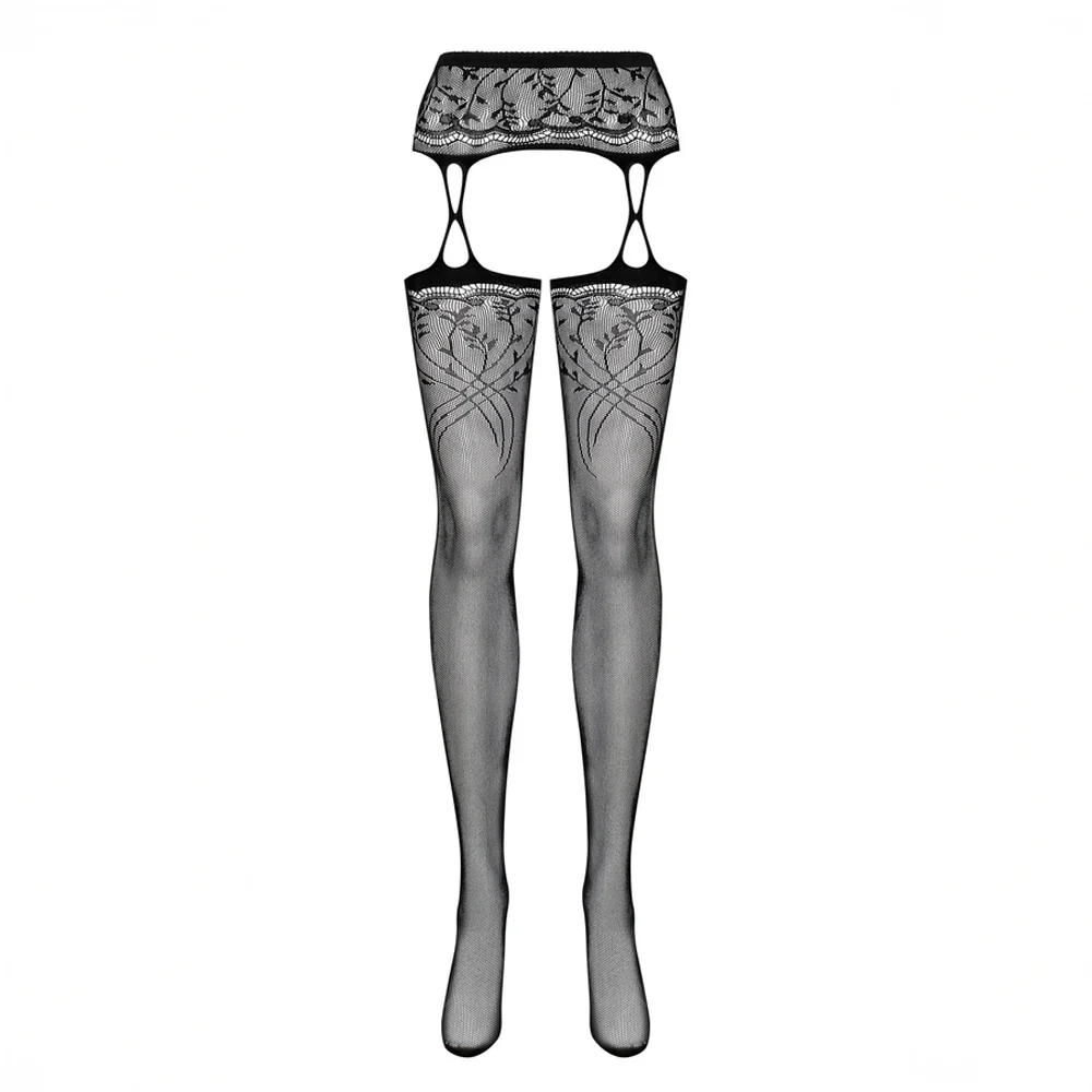 Collants ouverts porte-jarretelles S206 Obsessive - Image 3
