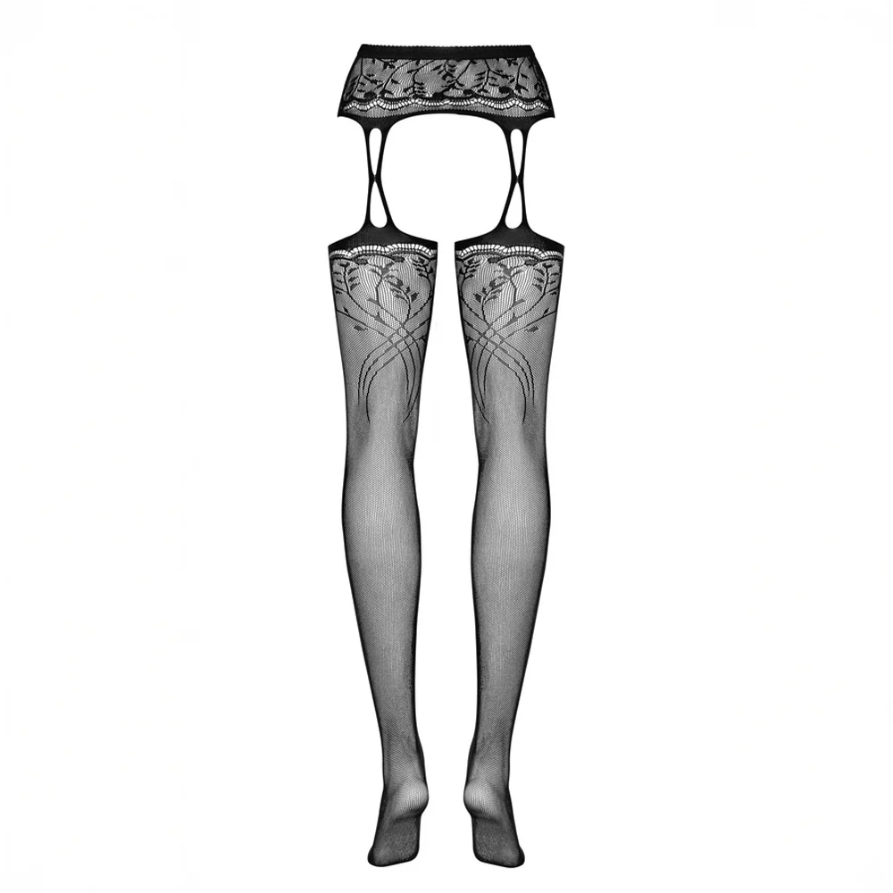 Collants ouverts porte-jarretelles S206 Obsessive - Image 4