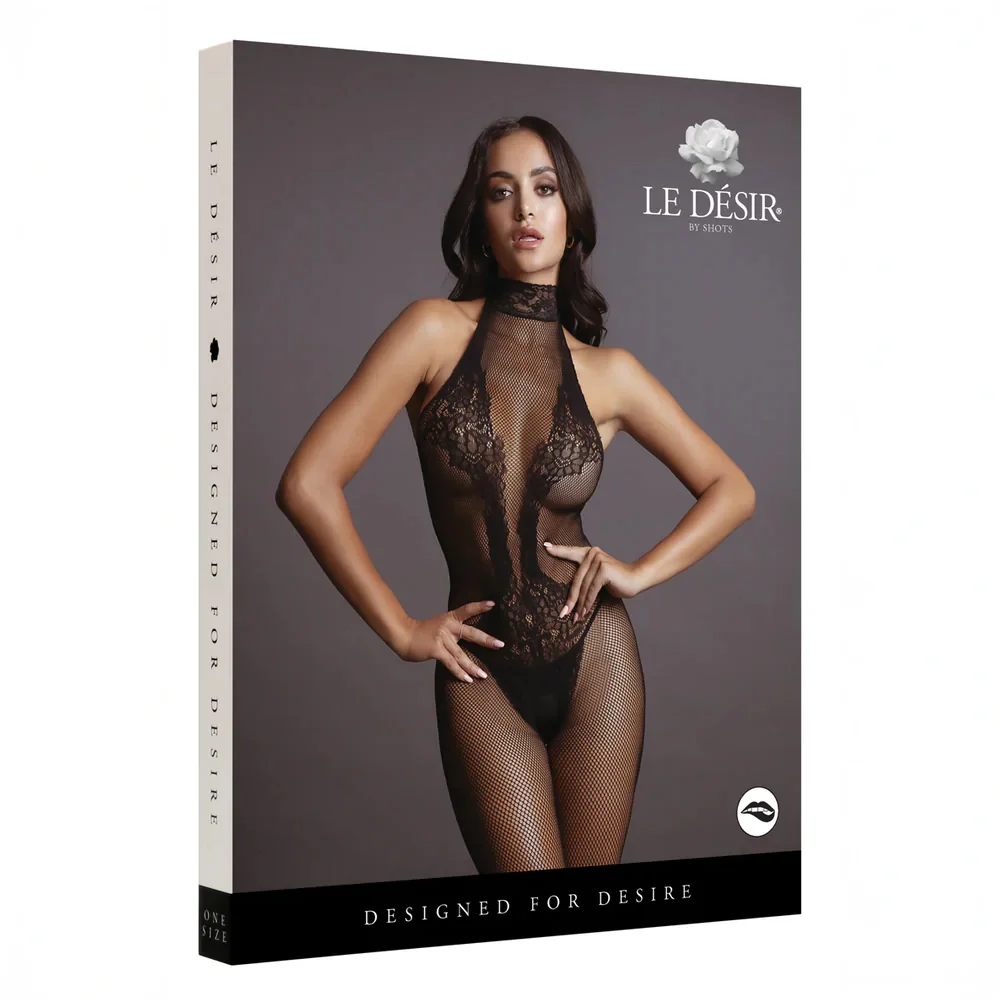Combinaison ouverte Fishnet and Lace - Image 8