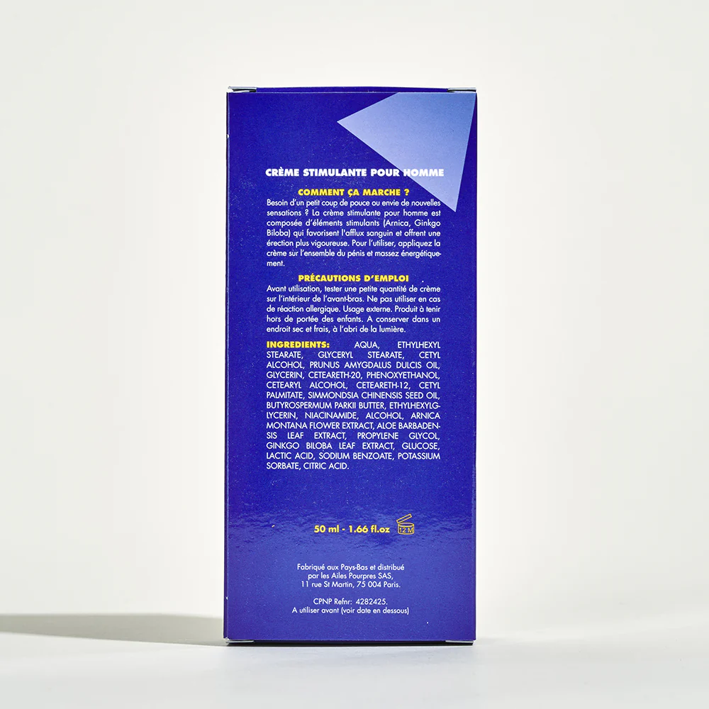 Crème stimulante pour homme - Image 4