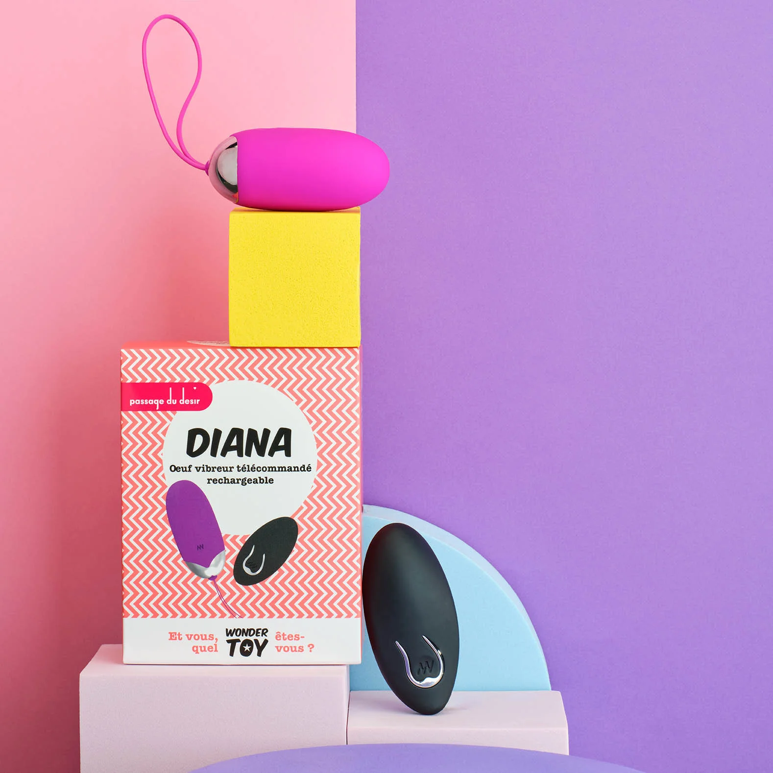 Oeuf vibrant télécommandé Diana - Image 3