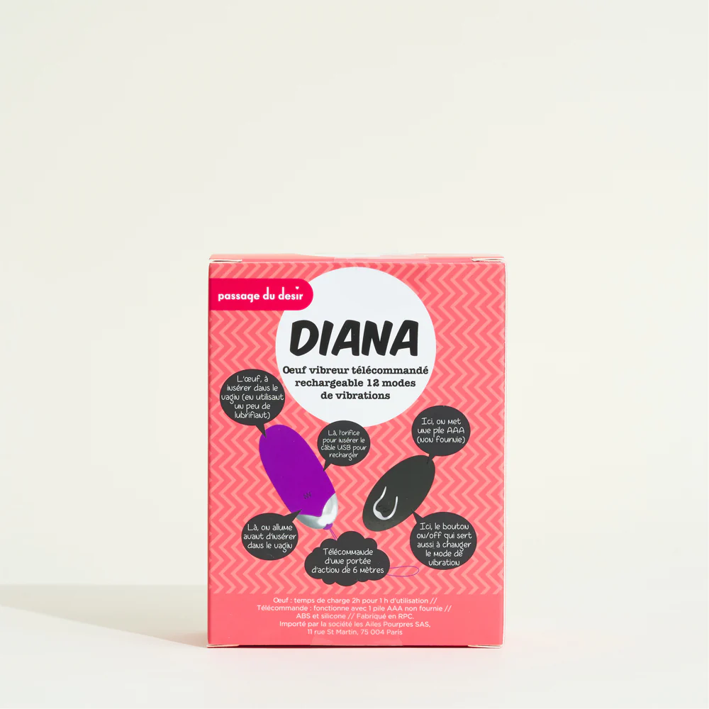 Oeuf vibrant télécommandé Diana - Image 6