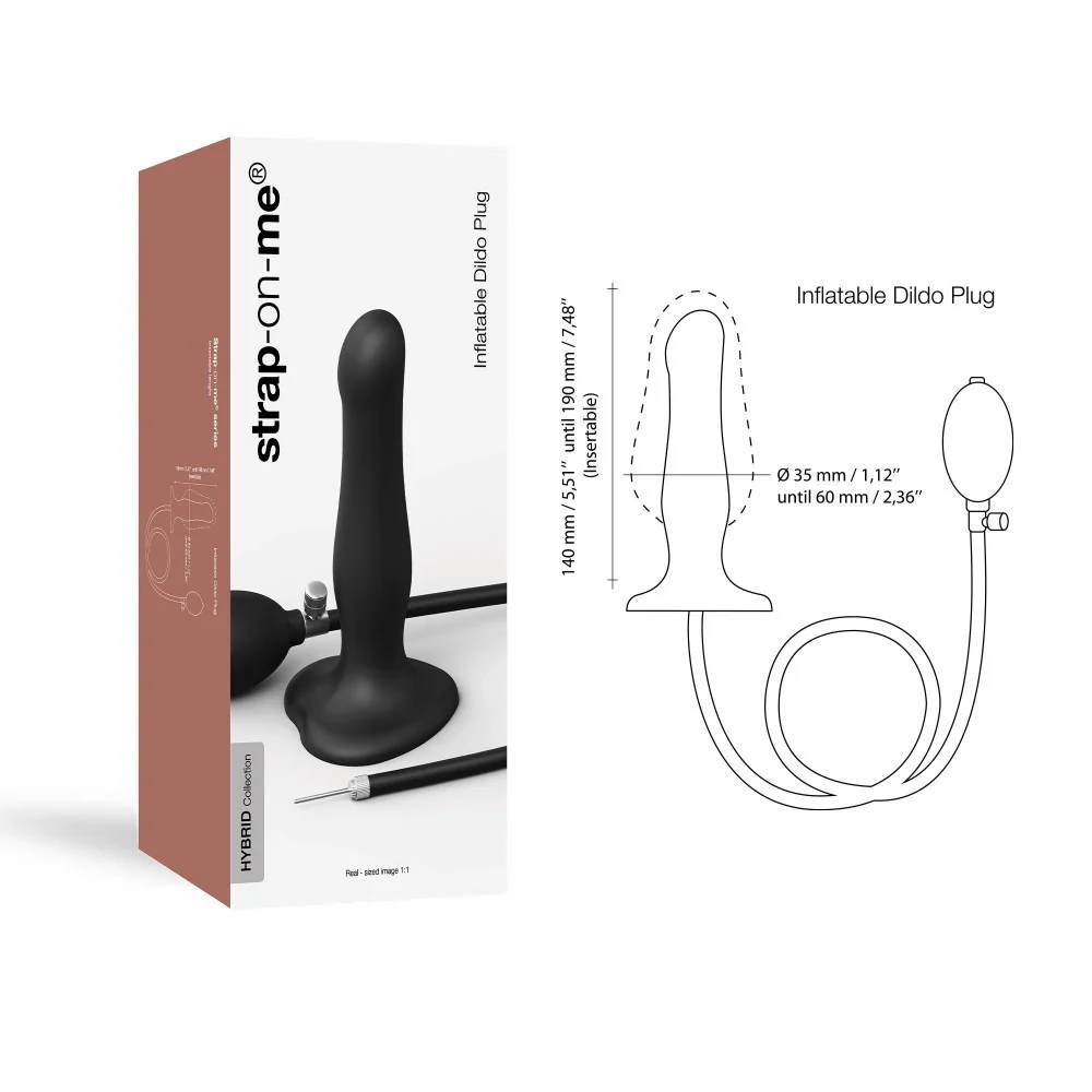 Dildo-Plug gonflable Strap-on-Me - Image 8