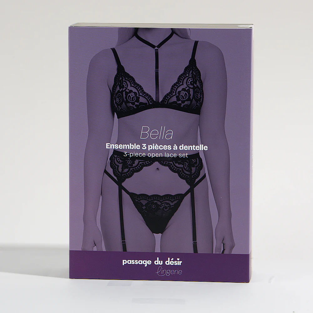 Ensemble 3 pièces à dentelle Bella - Image 4