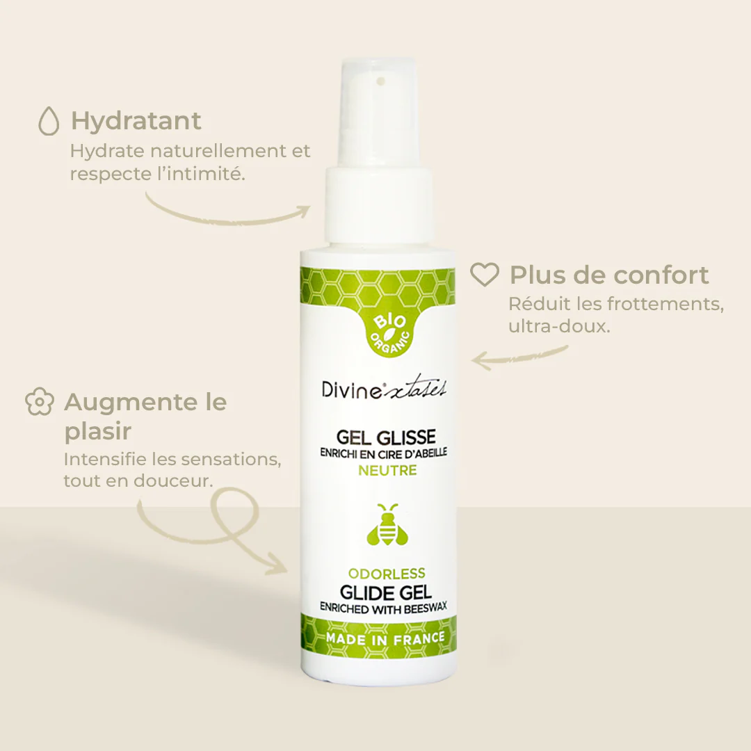Lubrifiant Gel glisse neutre Bio Divinextases - Image 2