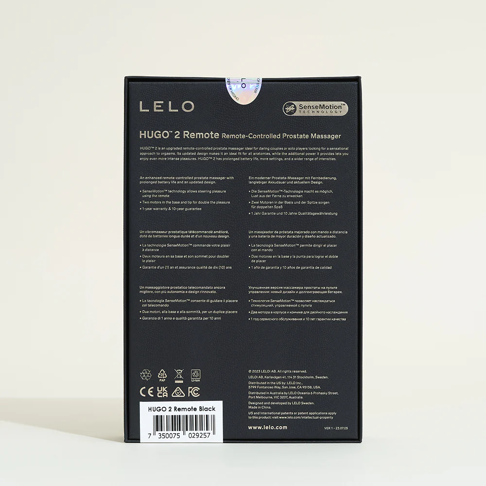 Stimulateur prostatique Hugo 2 Remote de Lelo - Image 19