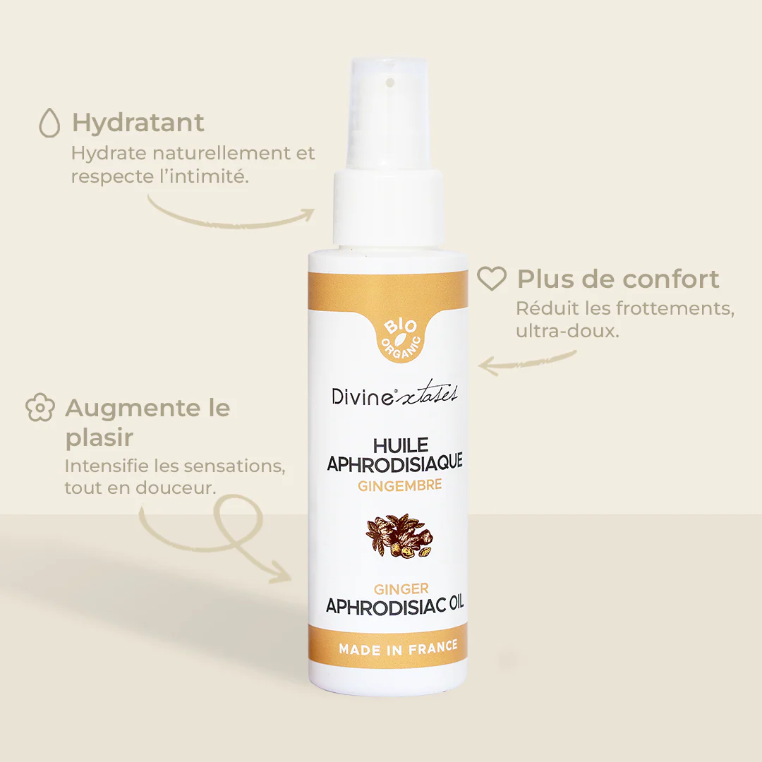 Huile de Massage aphrodisiaque Bio - Image 2