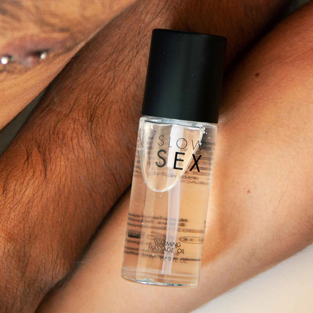Huile de massage chauffante Slow Sex - Image 3