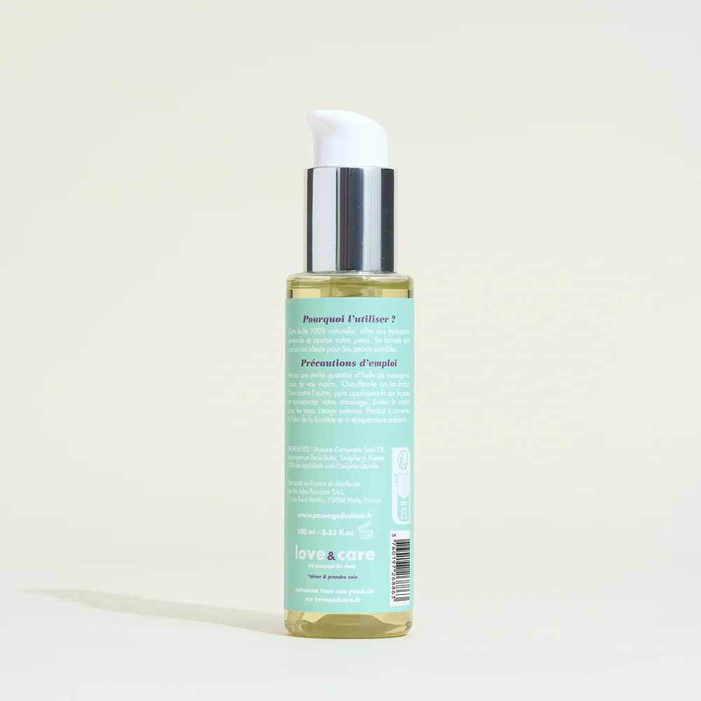 Huile de massage neutre Love&Care - Image 3