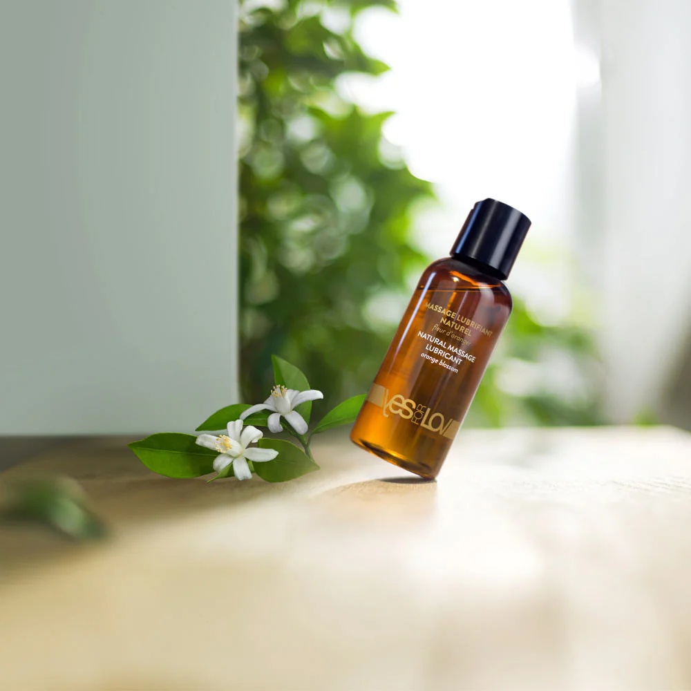 Massage lubrifiant naturel fleur d’oranger YESforLOV - Image 2