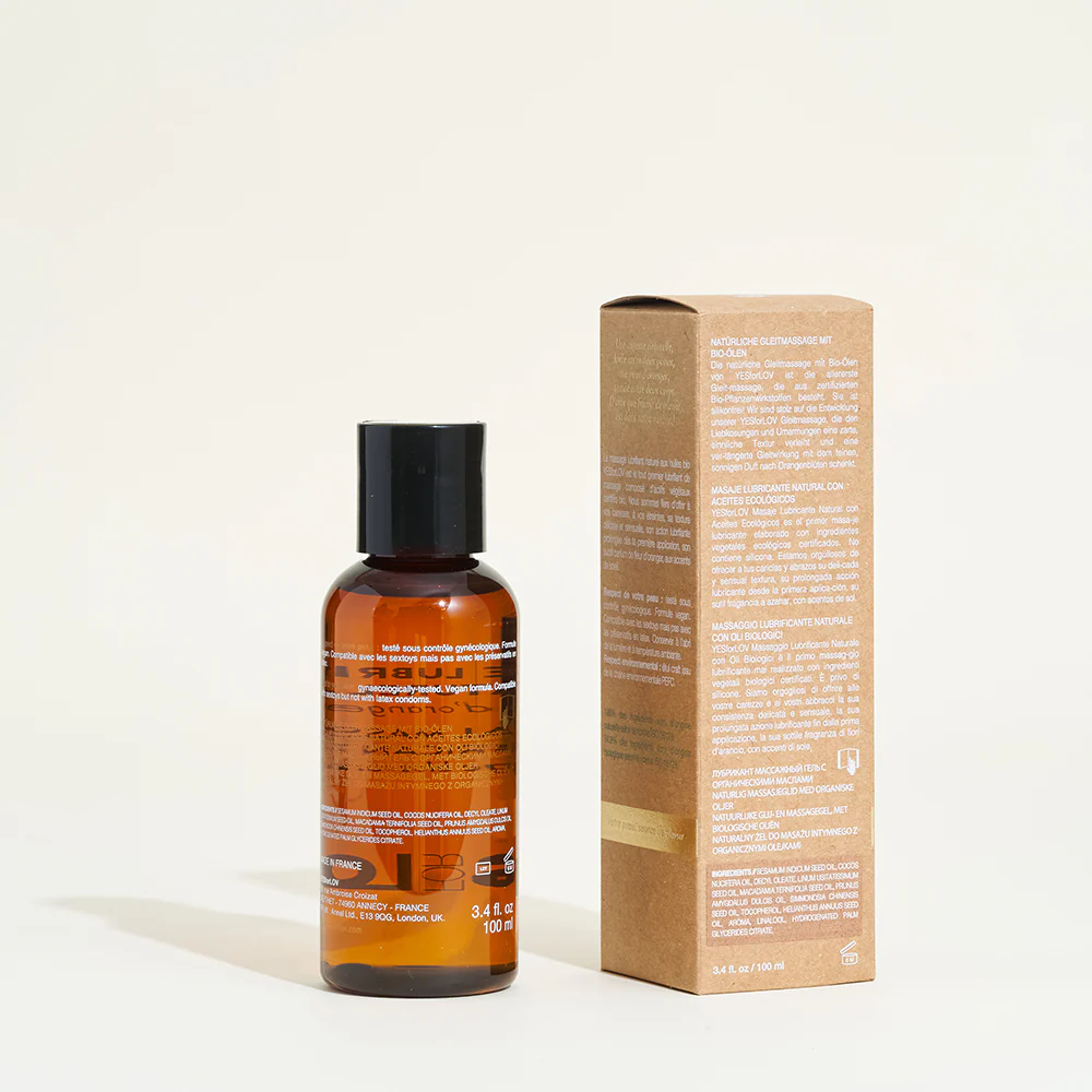 Massage lubrifiant naturel fleur d’oranger YESforLOV - Image 5