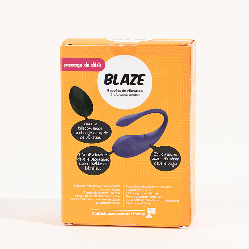 Oeuf vibrant télécommandé Blaze - Image 7