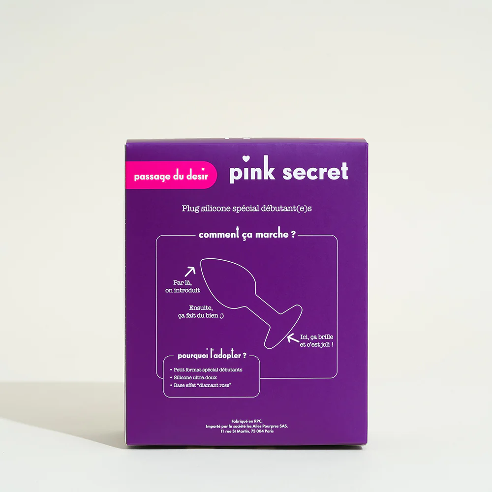 Plug avec strass Pink Secret - Image 4
