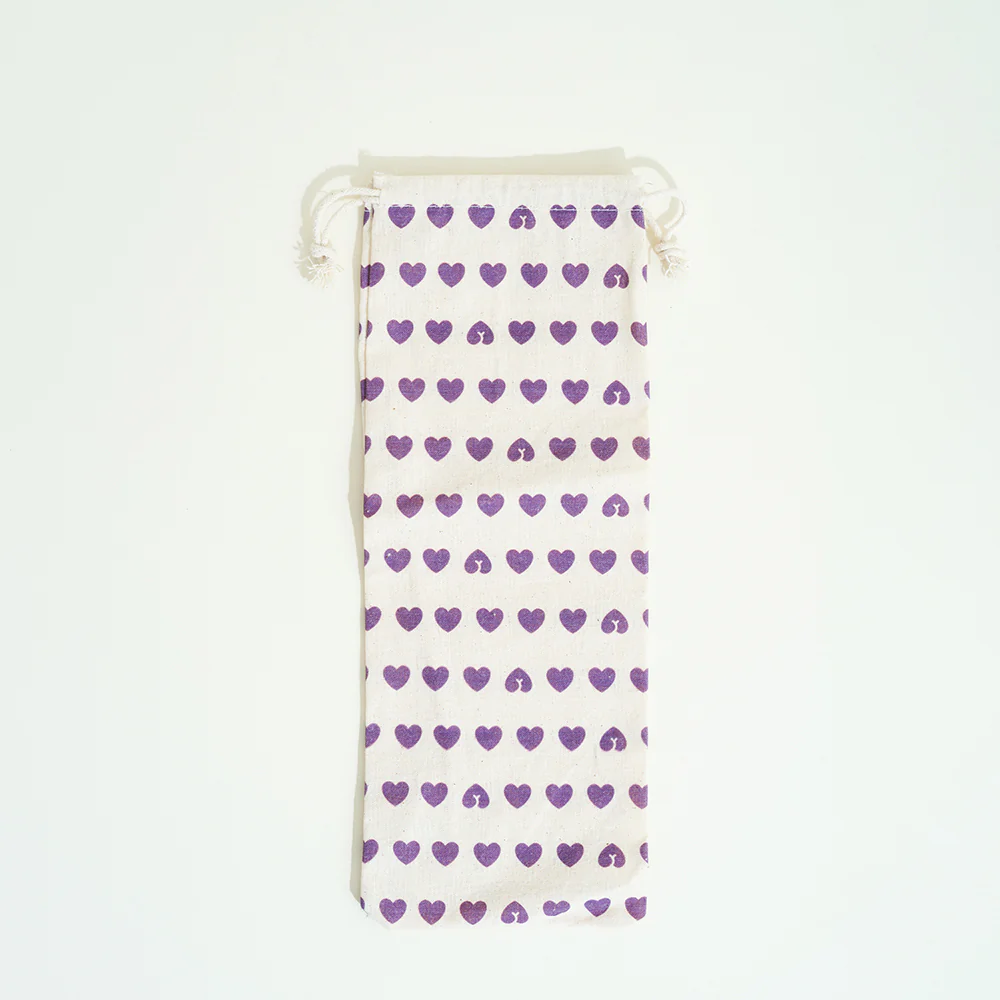 Pochon de rangement pour sextoys coeurs - Image 4