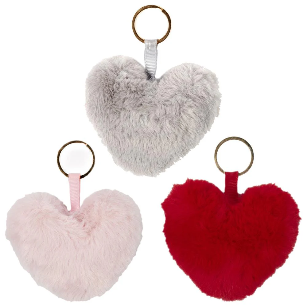 Porte-clés peluche cœur - Image 2