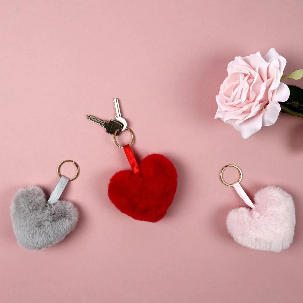 Porte-clés peluche cœur - Image 7