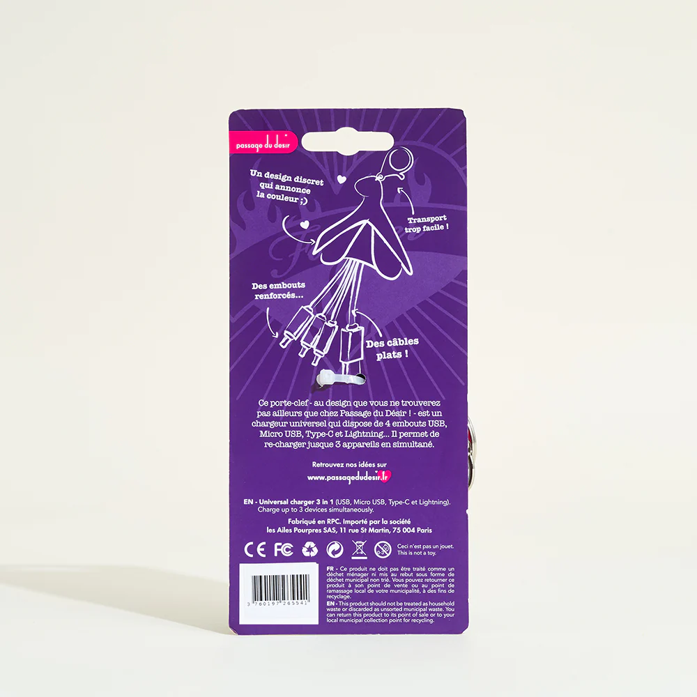 Porte-clefs Sexofun chargeur universel - Image 3