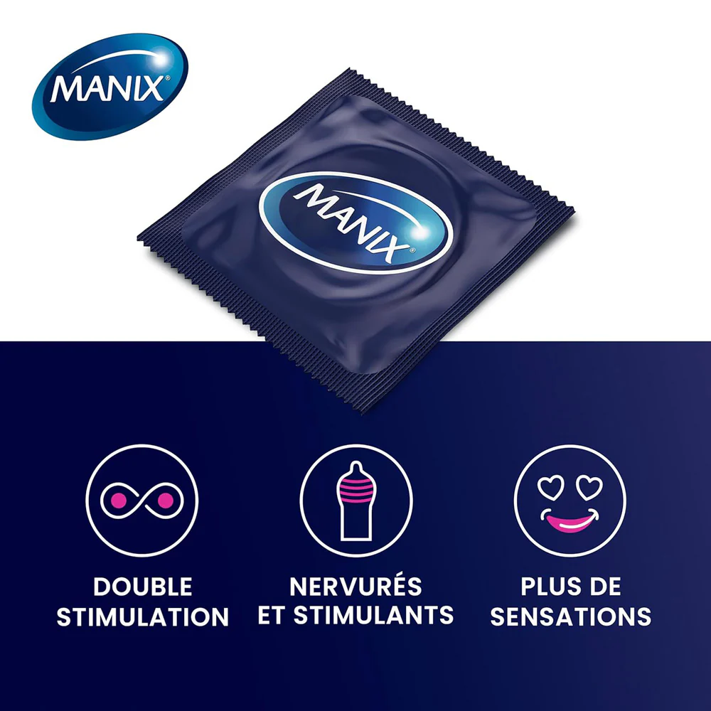 Préservatifs Manix Xtra Pleasure Double Extase - Image 4