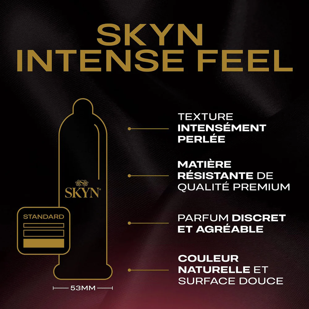 Préservatifs sans latex texturés Skyn Intense Feel - Image 4