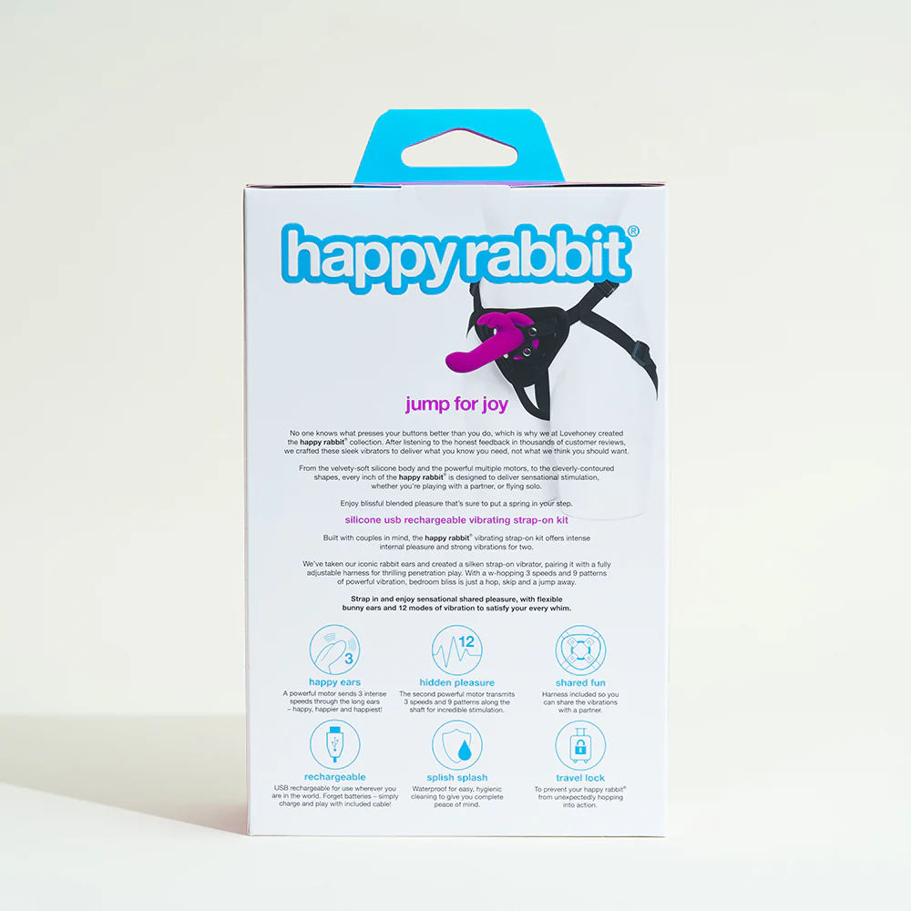 Rabbit ceinture vibrant strap-on Happy Rabbit - Image 7