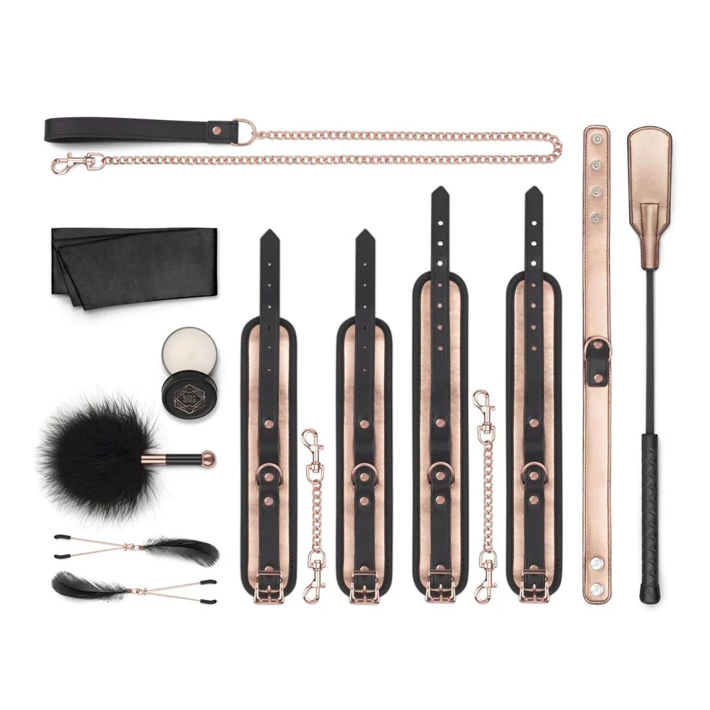 Rosy Gold – Ensemble BDSM 9 pièces - Image 2