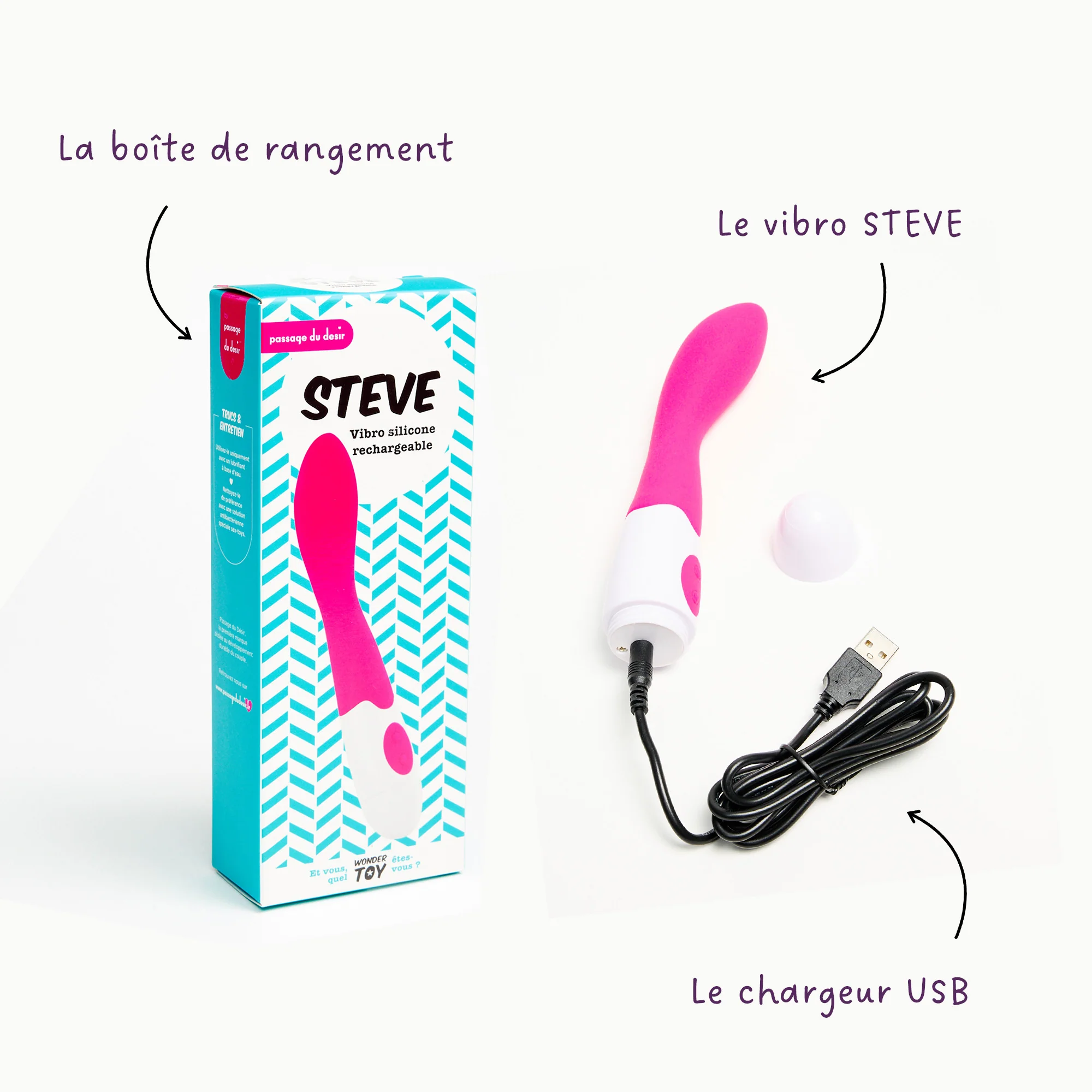 Vibromasseur en silicone Steve - Image 12