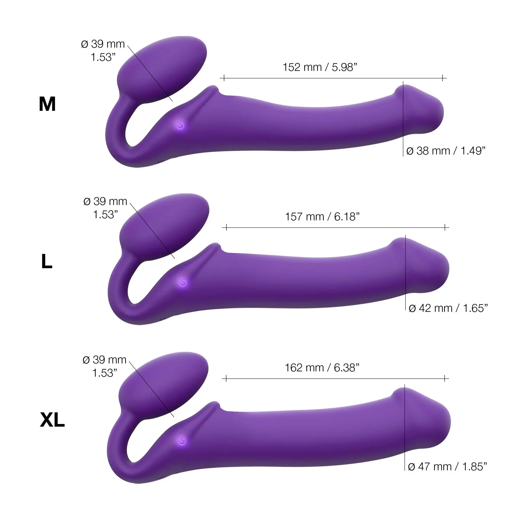 Strap On vibrant 3 moteurs - Image 5