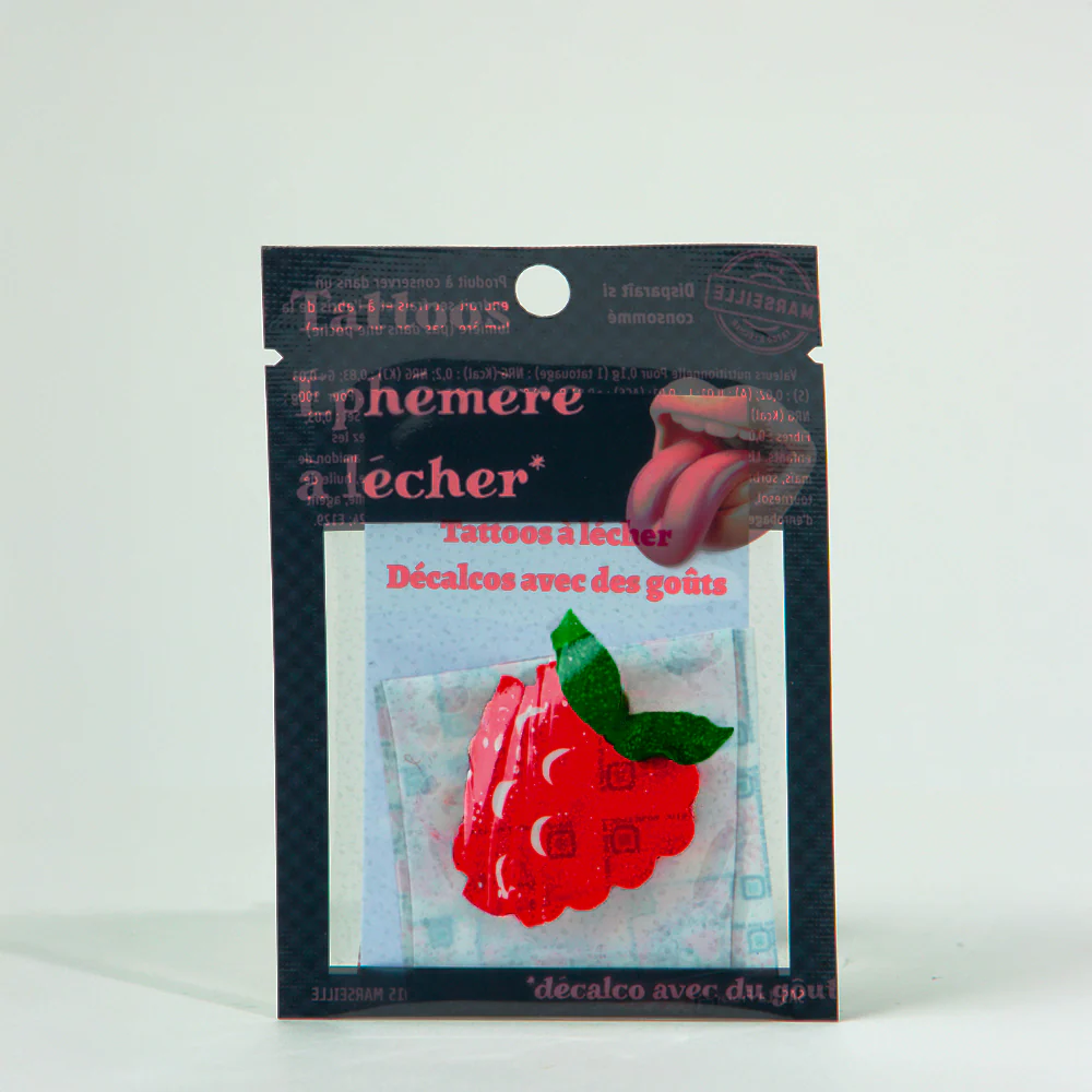 Tatouages à lécher La Fraise