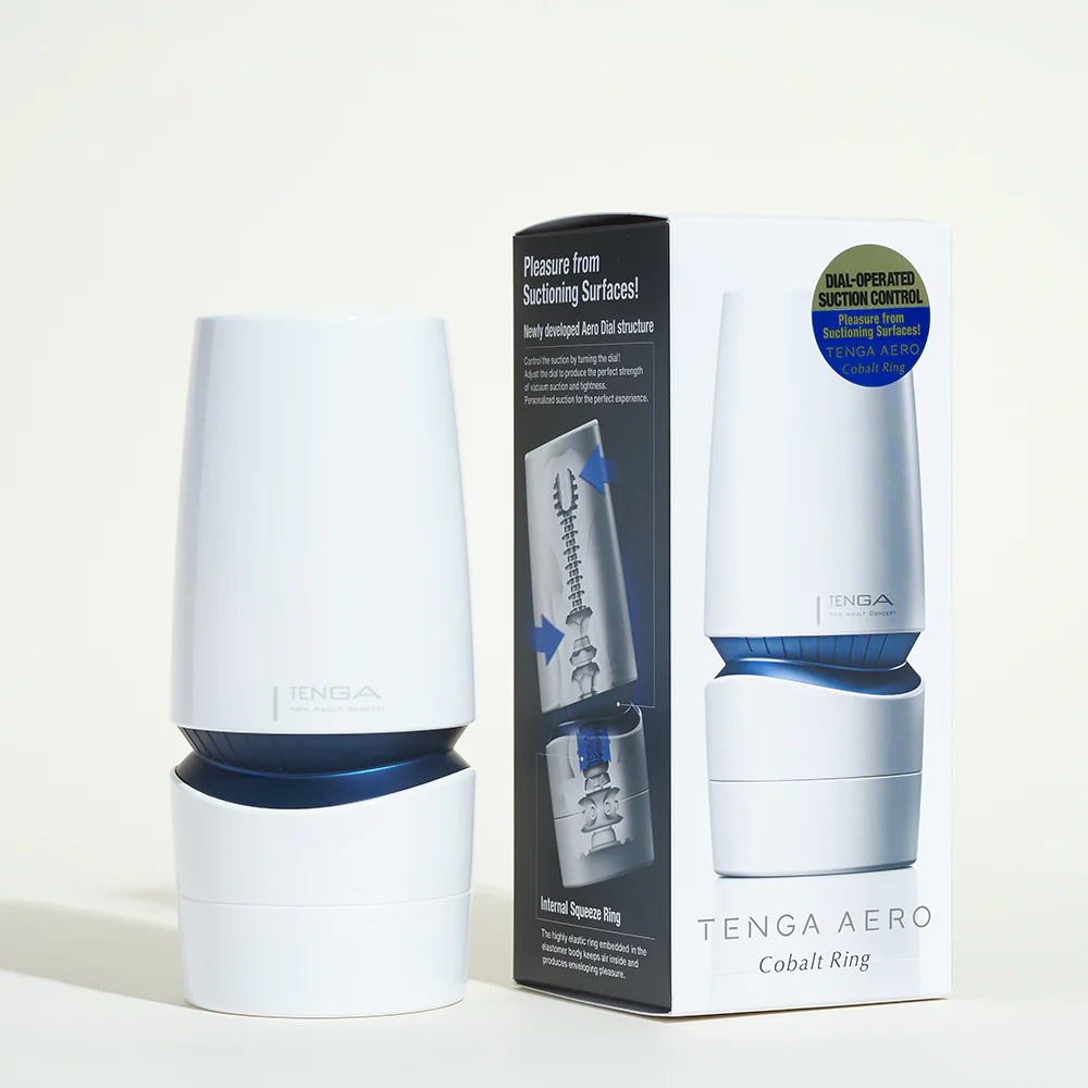 Tenga Aero Cobalt & Silver Ring