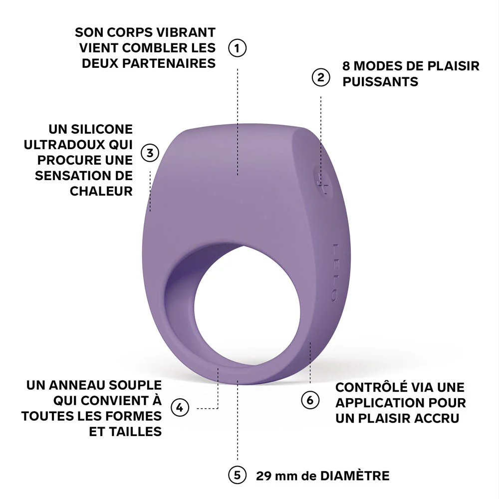 TOR 3 cockring vibrant de Lelo - Image 6