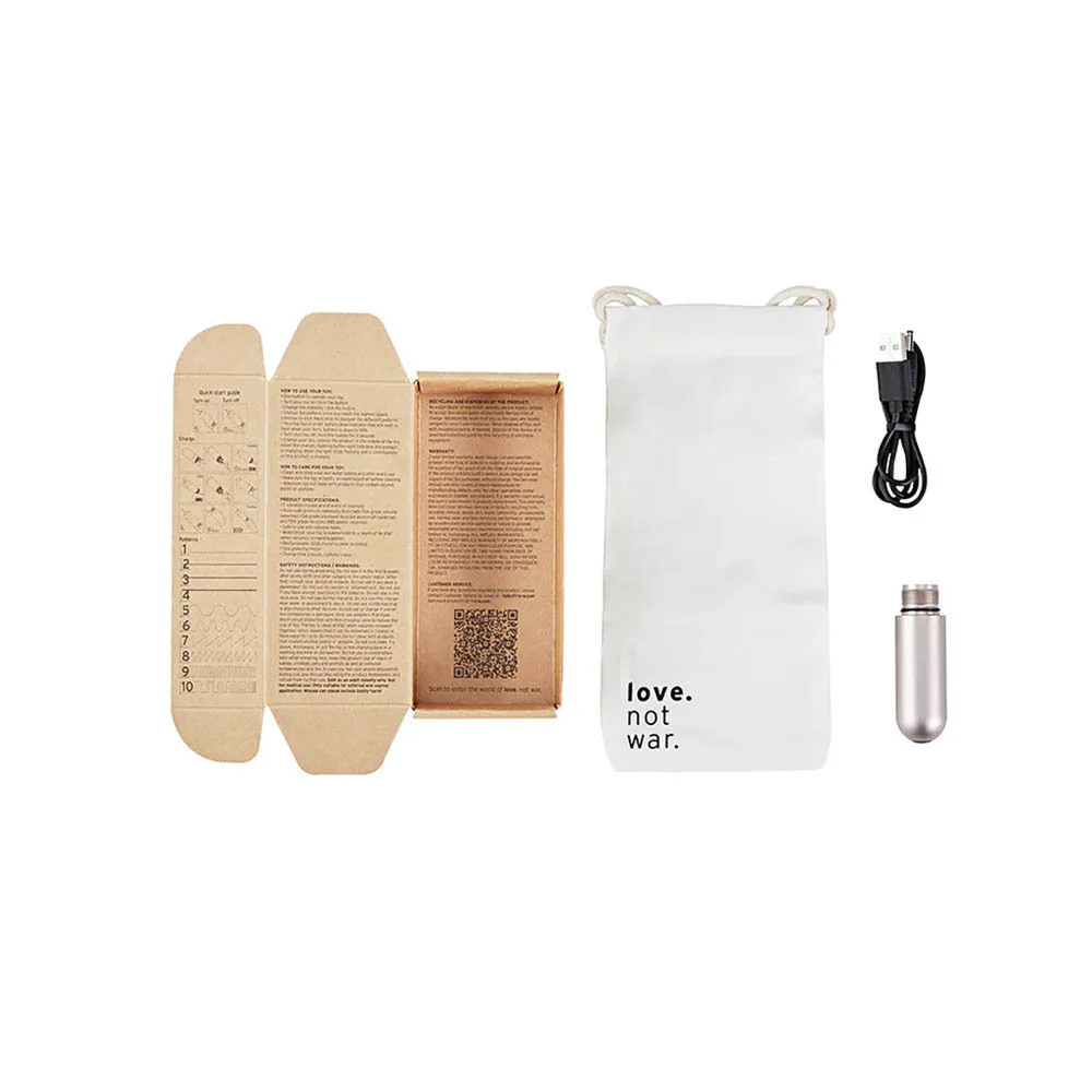 Vibro éco-responsable Love Not War - Image 19