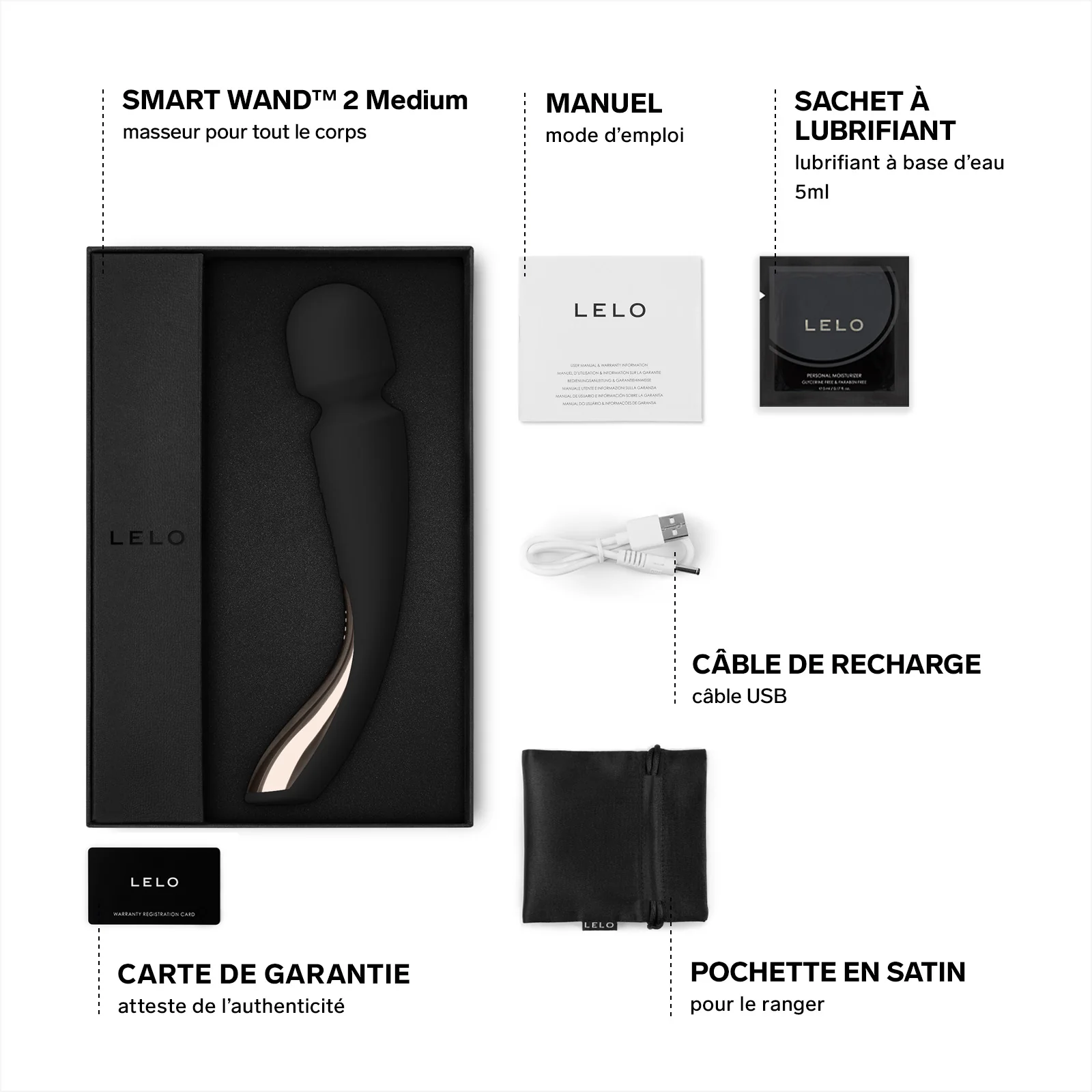 Vibromasseur Smart Wand 2 de Lelo - Image 8
