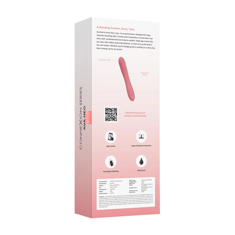 Vibromasseur va-et-vient connecté Ava Neo Svakom - Image 17